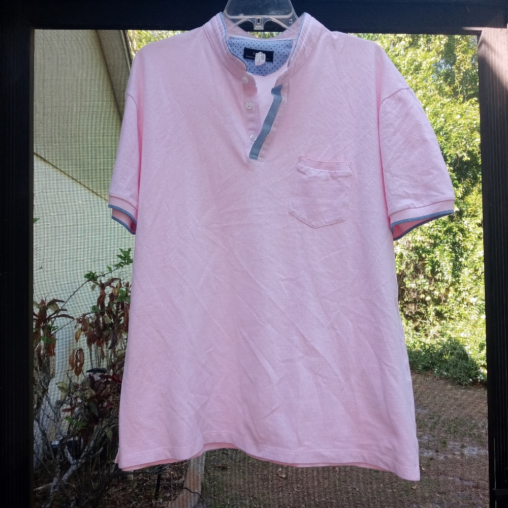 Zara Man Pink Polo 48" chest just dry cleaned